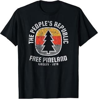 Free Pineland Camping Badge T-Shirt