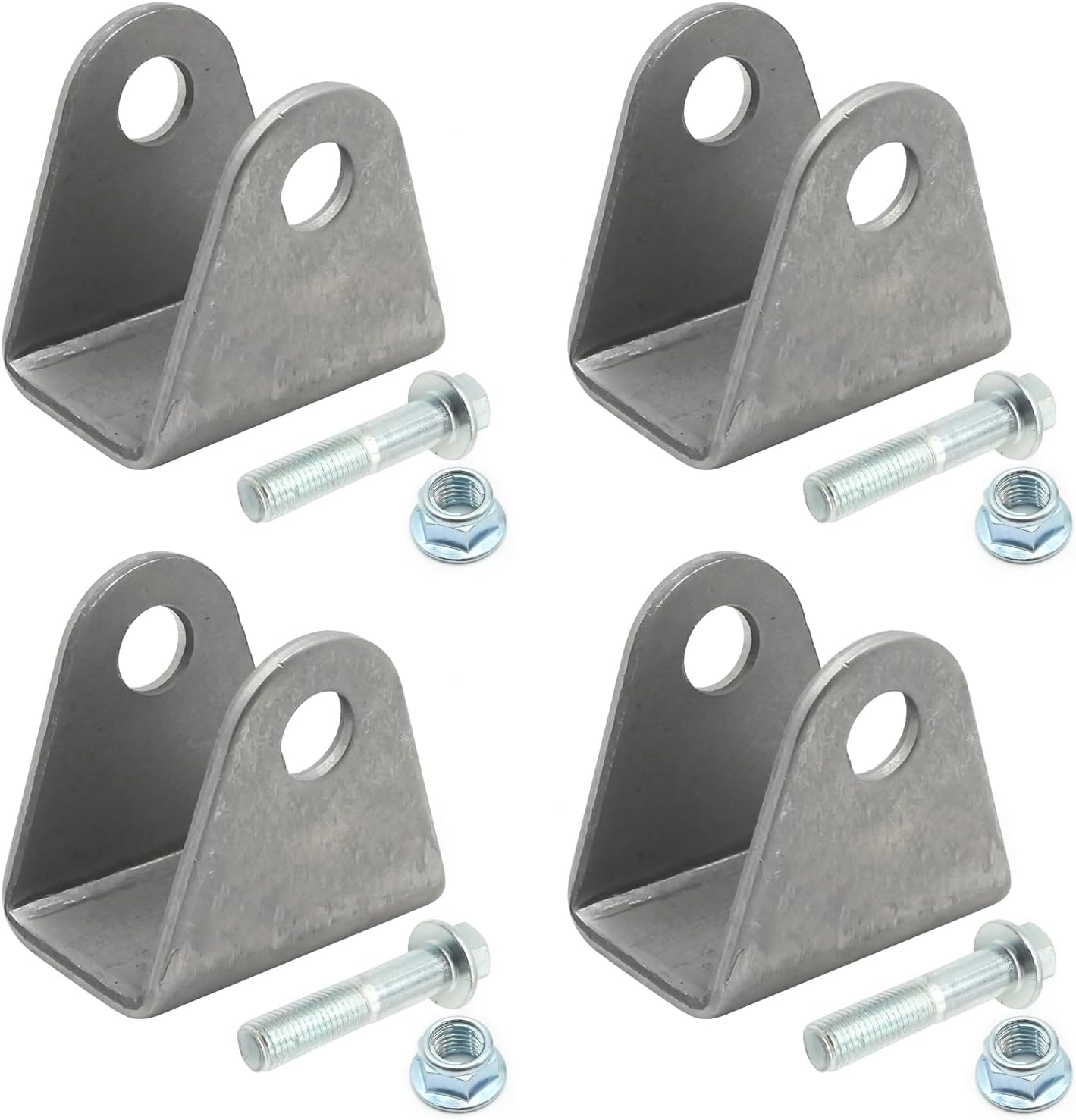4 Pack Shock Mount, Steel Base Shock Absorption Suspension Bracket Mounting, Replacement for Motorcycle Dirt Pit Bike ATV Go Kart