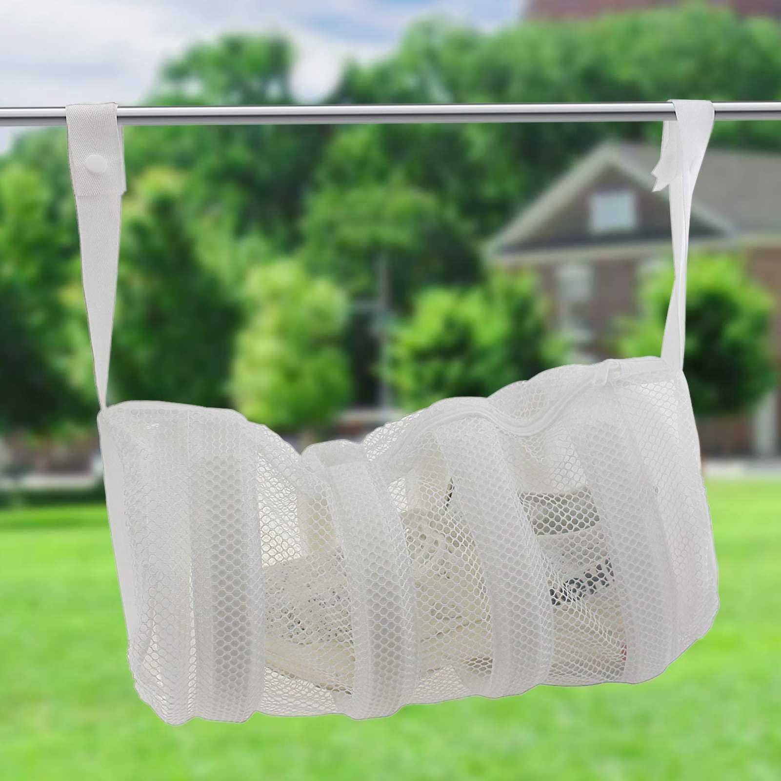 Schuhwaschmaschine Waschbeutel, Wäscherei-Mesh-Tasche for Sneakers, Socken, BHS, geeignet for den Reiseholzlager (4 Stück)
