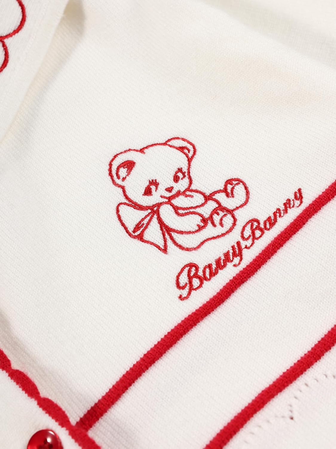 Girls White Cardigan Sweater Stripes,Sailor Collar Long Sleeve Knit Button Down Front,Kid Fall Tops for 6-16Y - Image 6