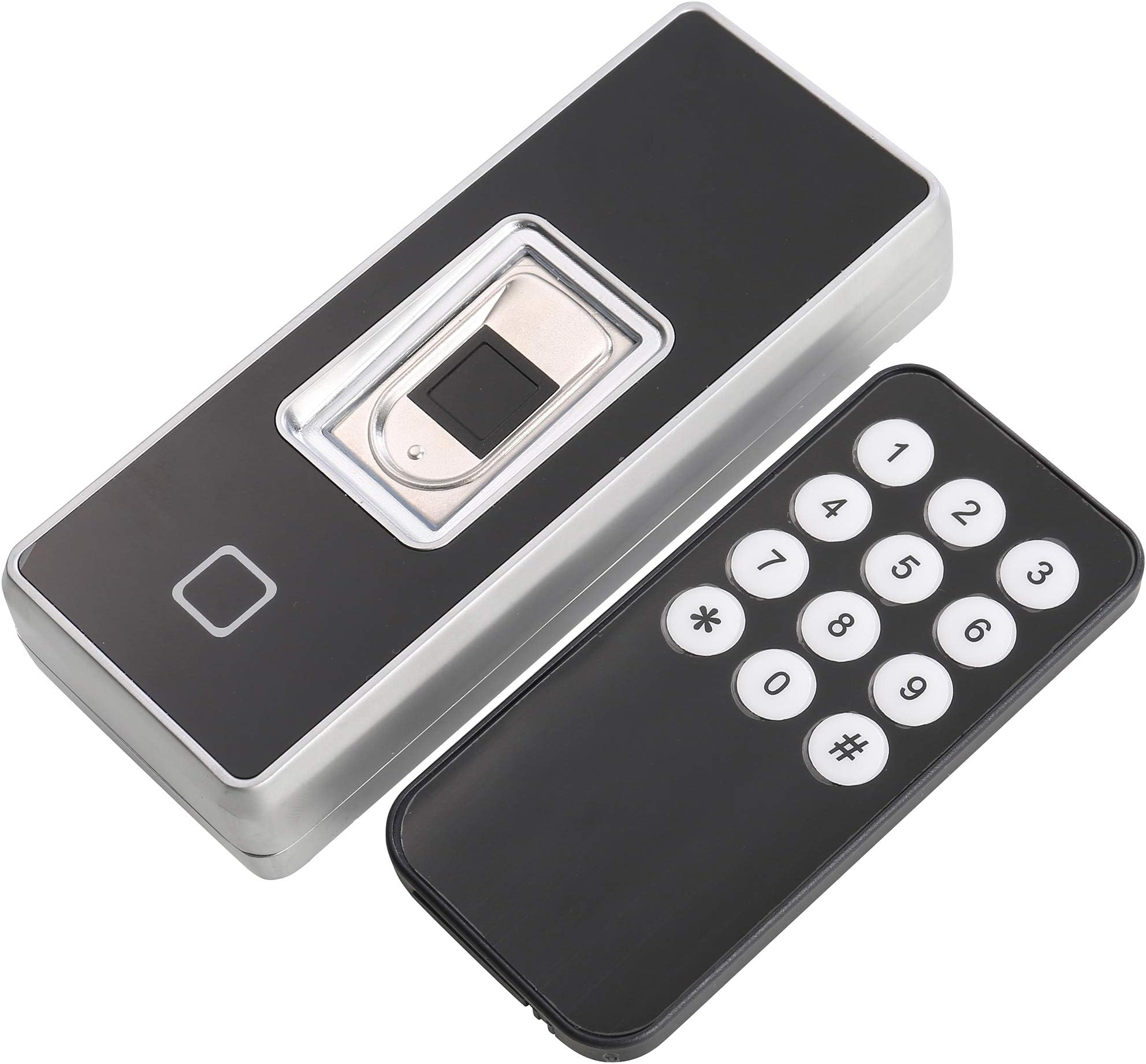 HWMATE Biometric Fingerprint RFID 125KHz EM-ID Card Access Control Reader with Infrared Remote Control for Home Office Security System