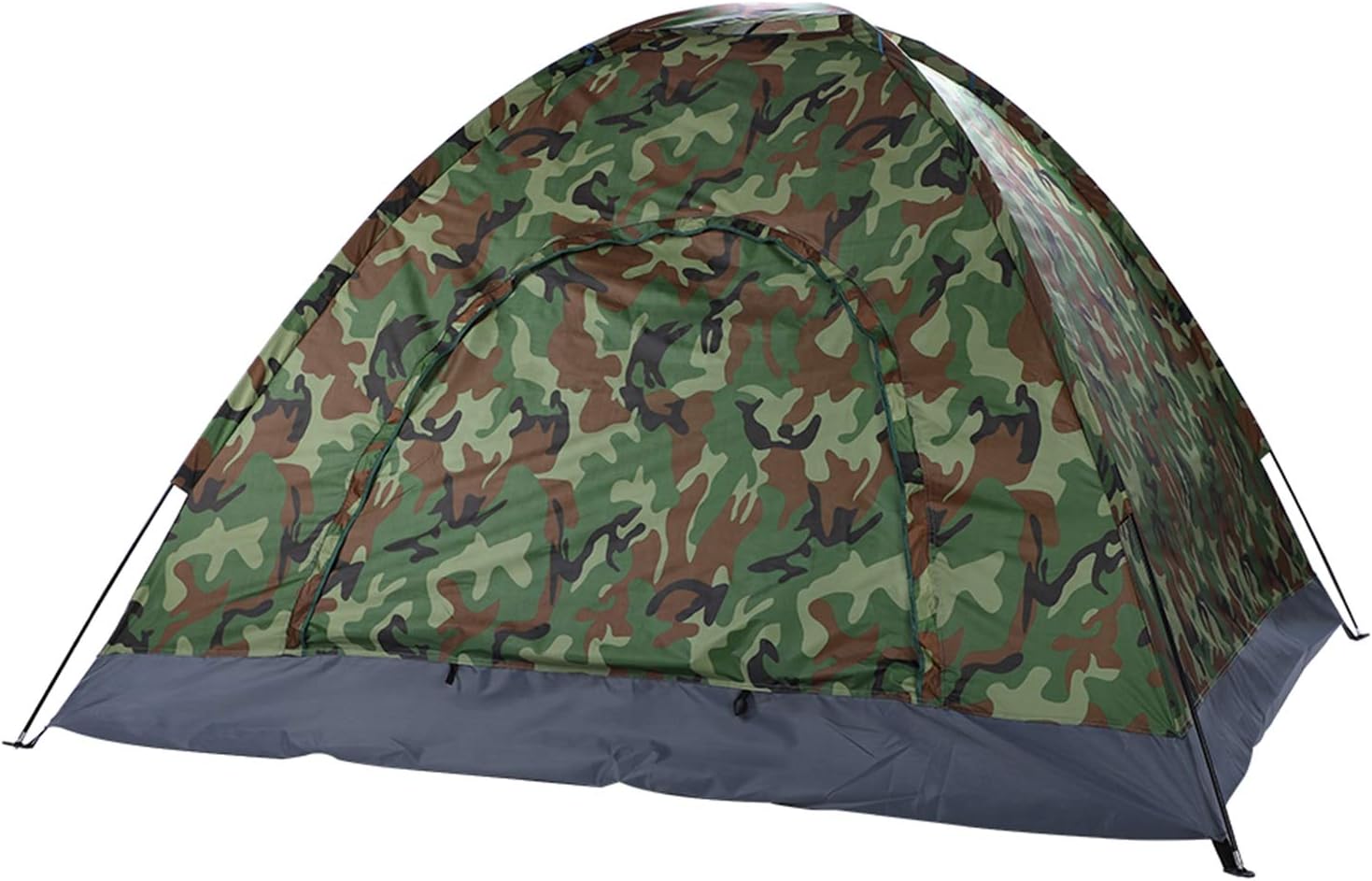 3-4 Person Camping Tent, Dome Tent, Waterproof Instant Camping Tent withCarry Bag for Hiking Travel Picnic Beach Outdoor, Self-Driving Tour, Camouflage Tents for Outdoor Camping Family