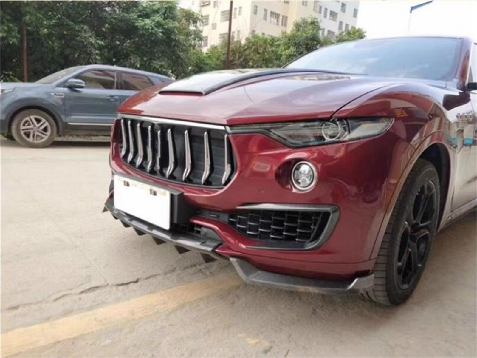 Spojlery tylne Do Maserati Levante 2016-2024 Skrzydło spojlera | Przednia Warga Tylny Dyfuzor Spoiler Wlot Powietrza Tim Pokrywa Body Kit