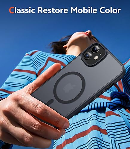 Miniatura 500 de Fntcase Funda para iPhone 15 Plus y 14 Plus de 6.7 pulgadas, magnética, a prueba de golpes de grado militar, antiamarilleo, delgada, protectora