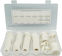 Vista 4 de 200 juntas de tapón de drenaje de aceite de nailon de 8 tamaños, kits surtidos de arandelas para M12 M14 M16 M18, M20