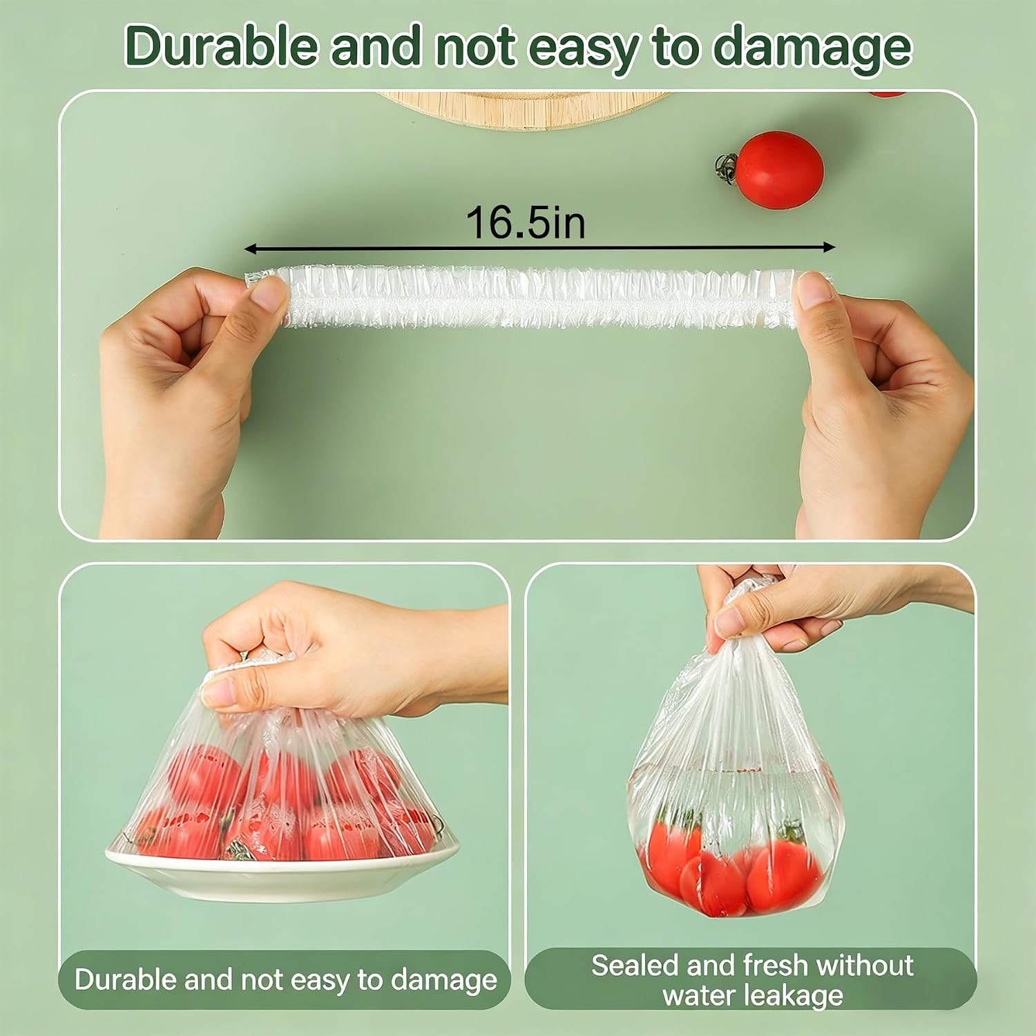 Reusable Elastic Bowl Covers - Plastic Wrap for Food, for Bread Proofing, efrigerator Storage & Shower Cap(100 Pcs)