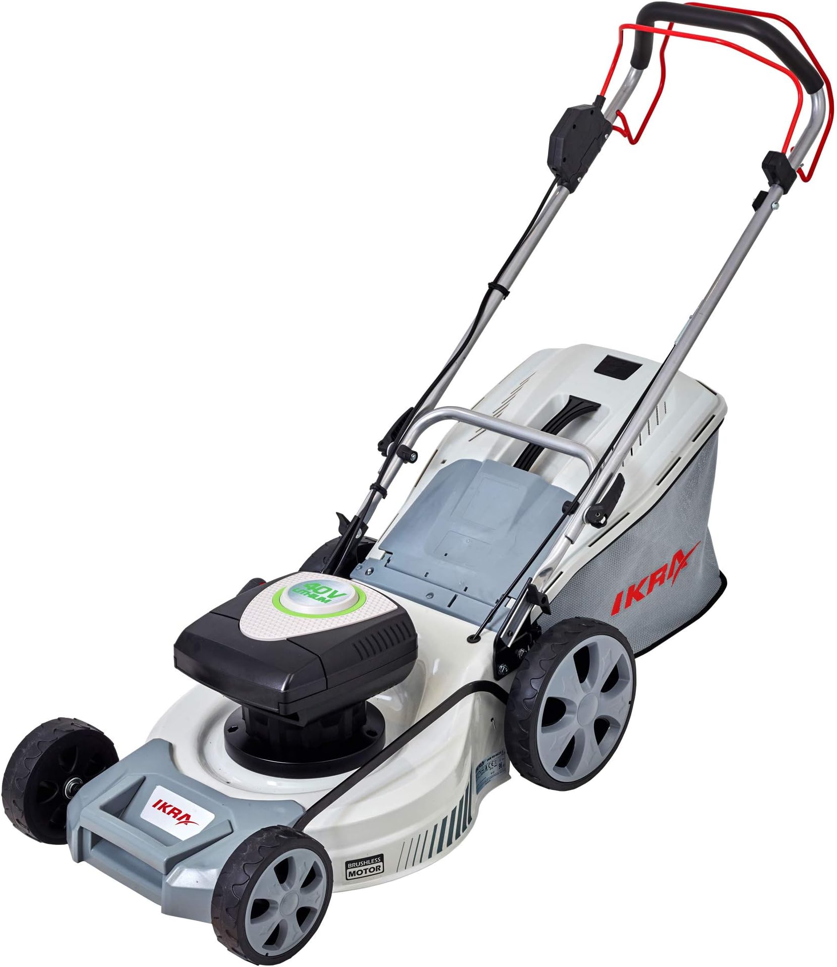 IKRA Akku Rasenmäher Mulcher IAM 404625S Radantrieb TwinPower 2x40V