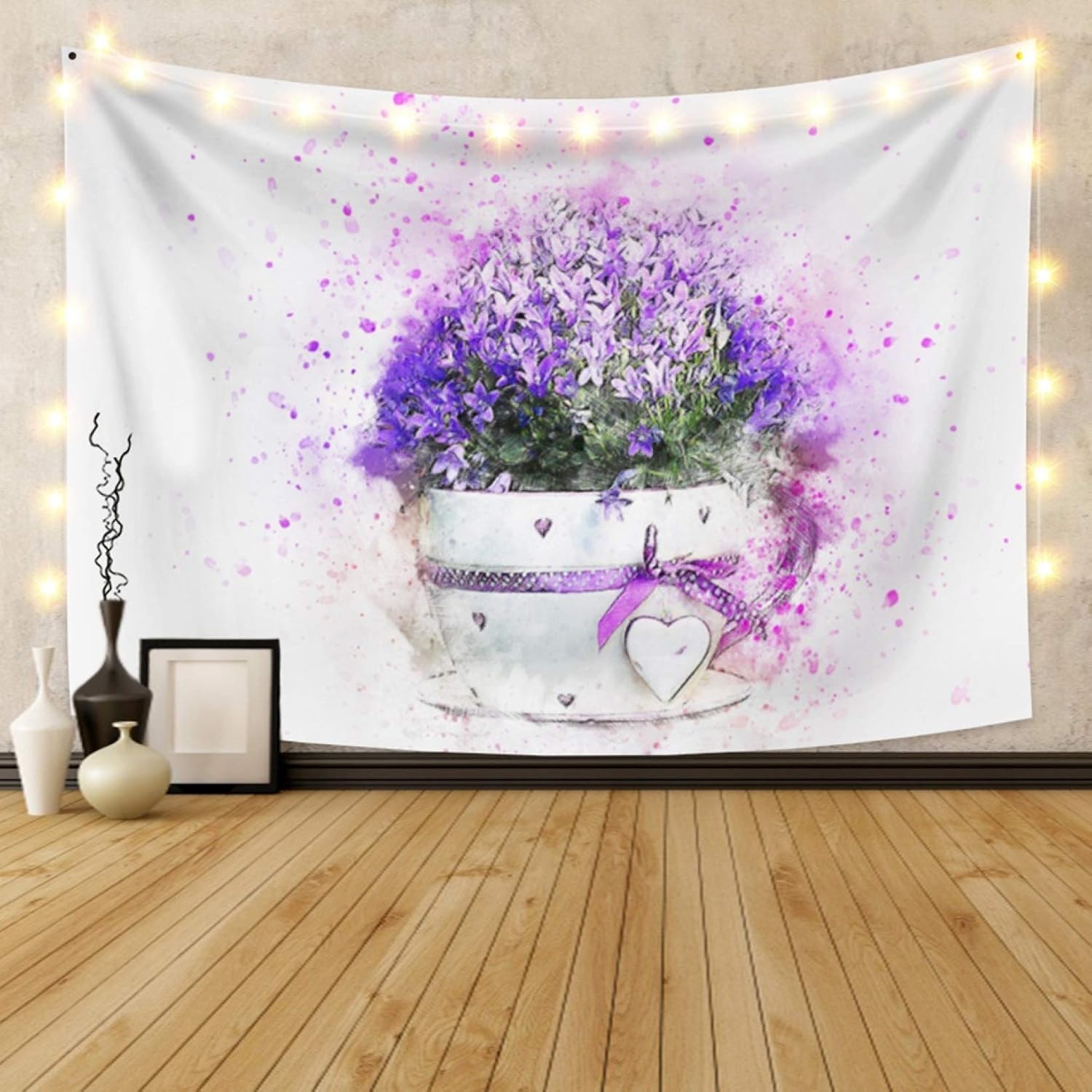 タペストリー テーブルクロス 布製 クリスマス 景色 カラー クリスマスデコレーション 飾り おしゃれ 壁掛け 布 壁掛けタペストリー 布ポスター 壁飾り 家 0 150