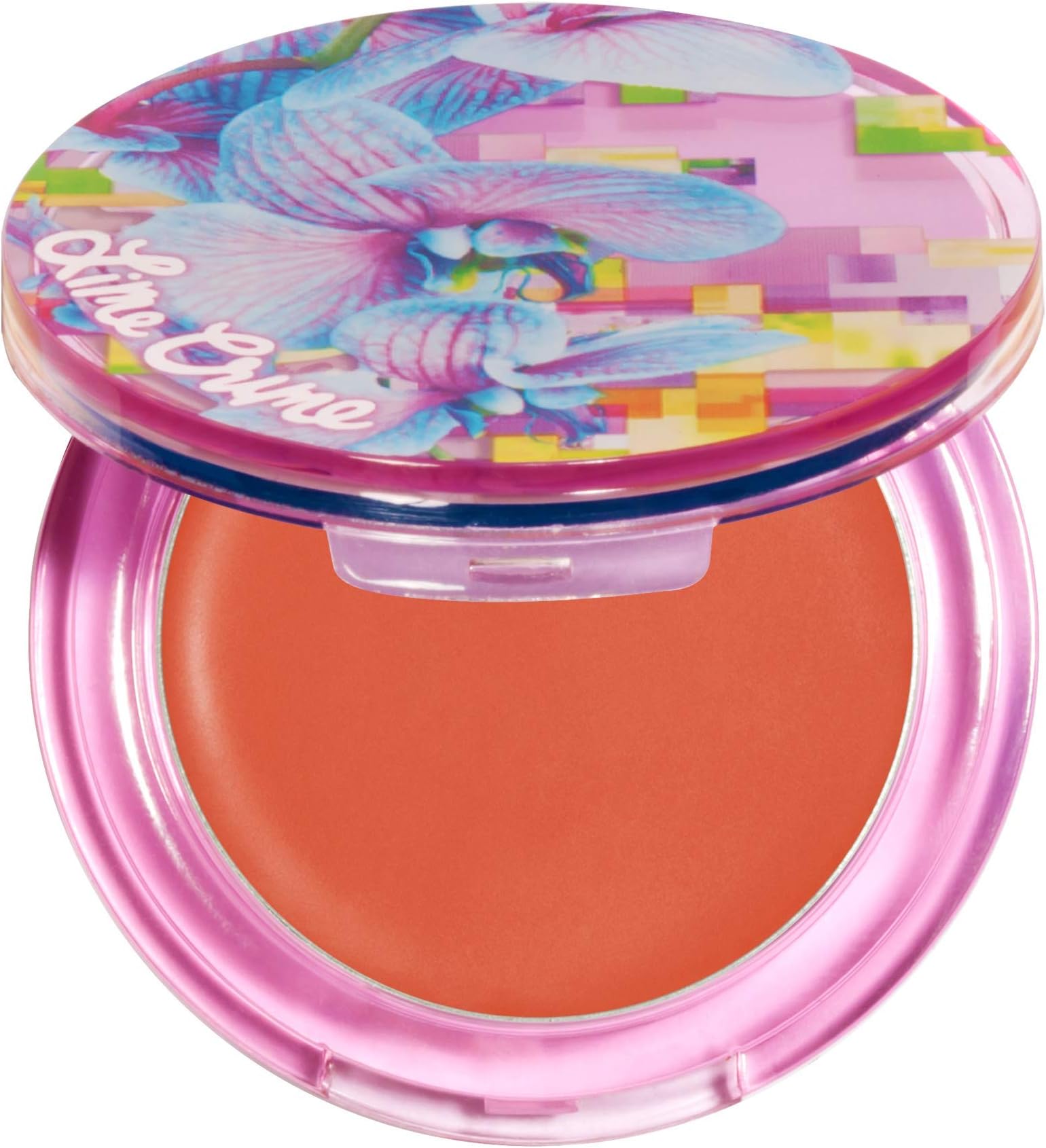 Lime CrimeSoftwear Blush, Digital Peach - Blendable, Buildable Warm Pinky Peach Color - Cream-to-Powder Formula - Weightless Soft Matte Finish - Vegan, Cruelty Free - 4.4 grams