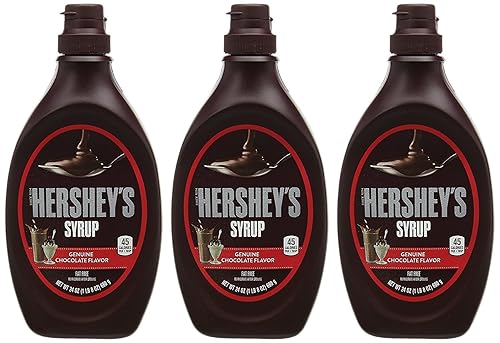 Miniatura 2 de Hershey's Jarabe, sabor a chocolate genuino, 24 oz, (paquete de 3)