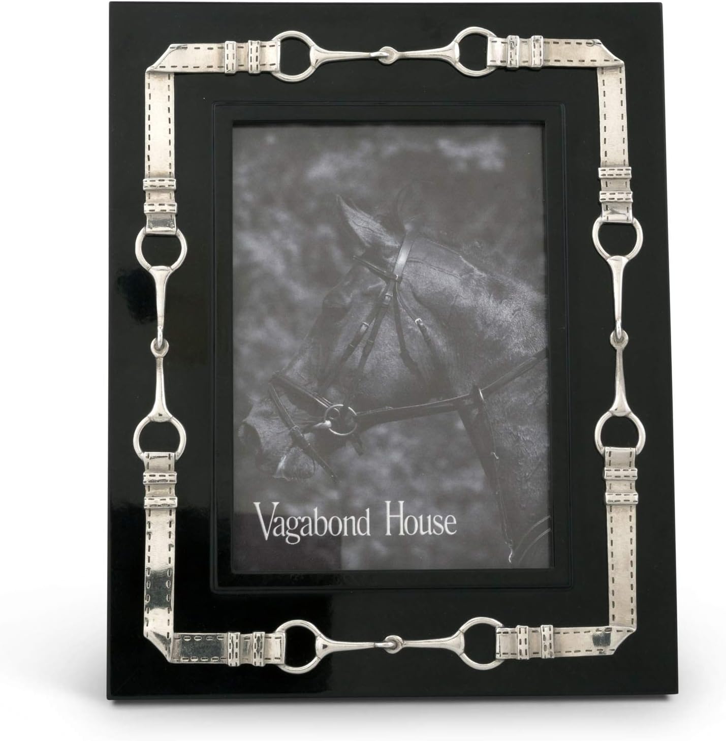 Vagabond House Photo/Picture Frame Equestrian Horse Gift Holder Pattern Holds 5 x 7 Print