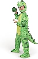 Vista 16 de Spooktacular Creations Disfraz de dinosaurio de Halloween para niños, disfraz de T-Rex con huevo para bebé, fiesta de disfraces de Halloween Verde