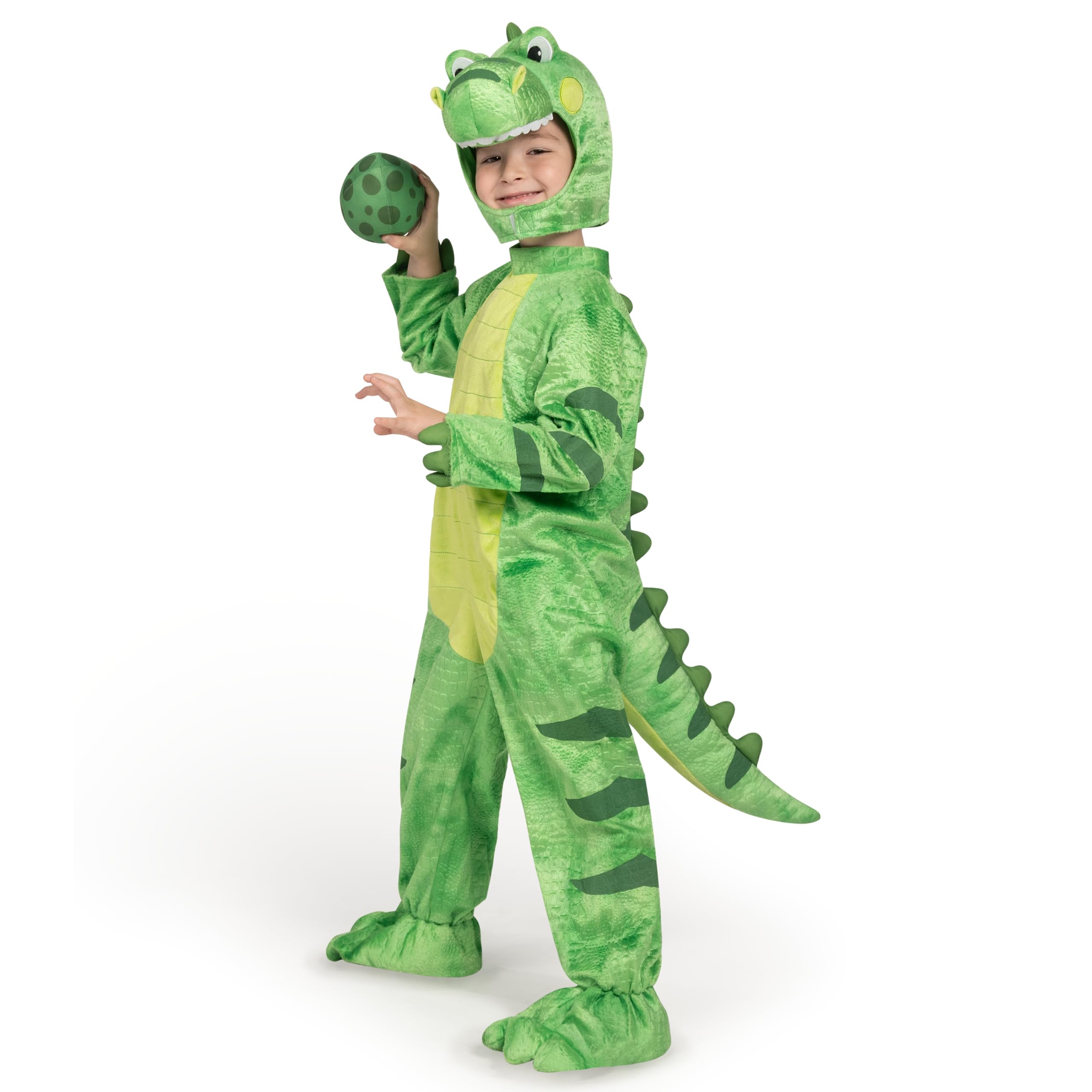 Spooktacular Creations Halloween Dziecko Pomarańczowy Dinozaur T-Rex Realistyczny kostium dla dzieci Mały Halloween Sztuczka lub umowa