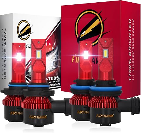 Firehawk 9005/HB3 and H11/H8/H9/H16 LED Bulbs Combo Kit 100,000LM, 2026 Japanese