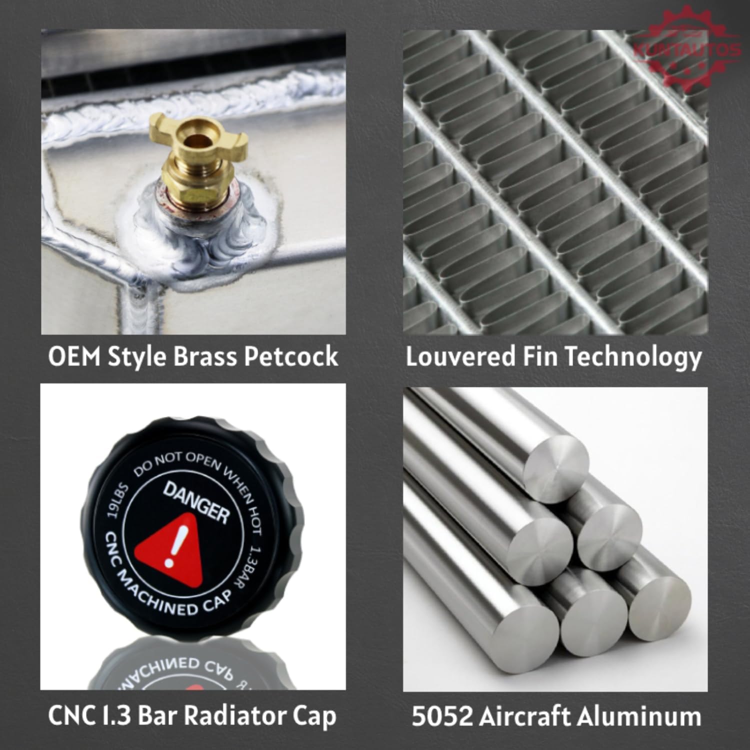 3 Row Aluminum Radiator for 1981-1991 Chevy C10 C20 C3500 K10 K20 Blazer & 1973-1991 GMC C1500 C2500 Suburban Jimmy 4.1L 5.0L 5.7L Engine (3 Core Radiator+Shroud Fan+Relay Kit)