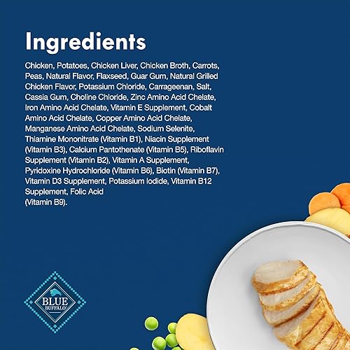 Miniatura 5 de Blue Buffalo Delicias Copa de alimentos de perro mojada de la raza pequeña para adultos naturales, sabor a la parrilla de pollo en jugo sabroso