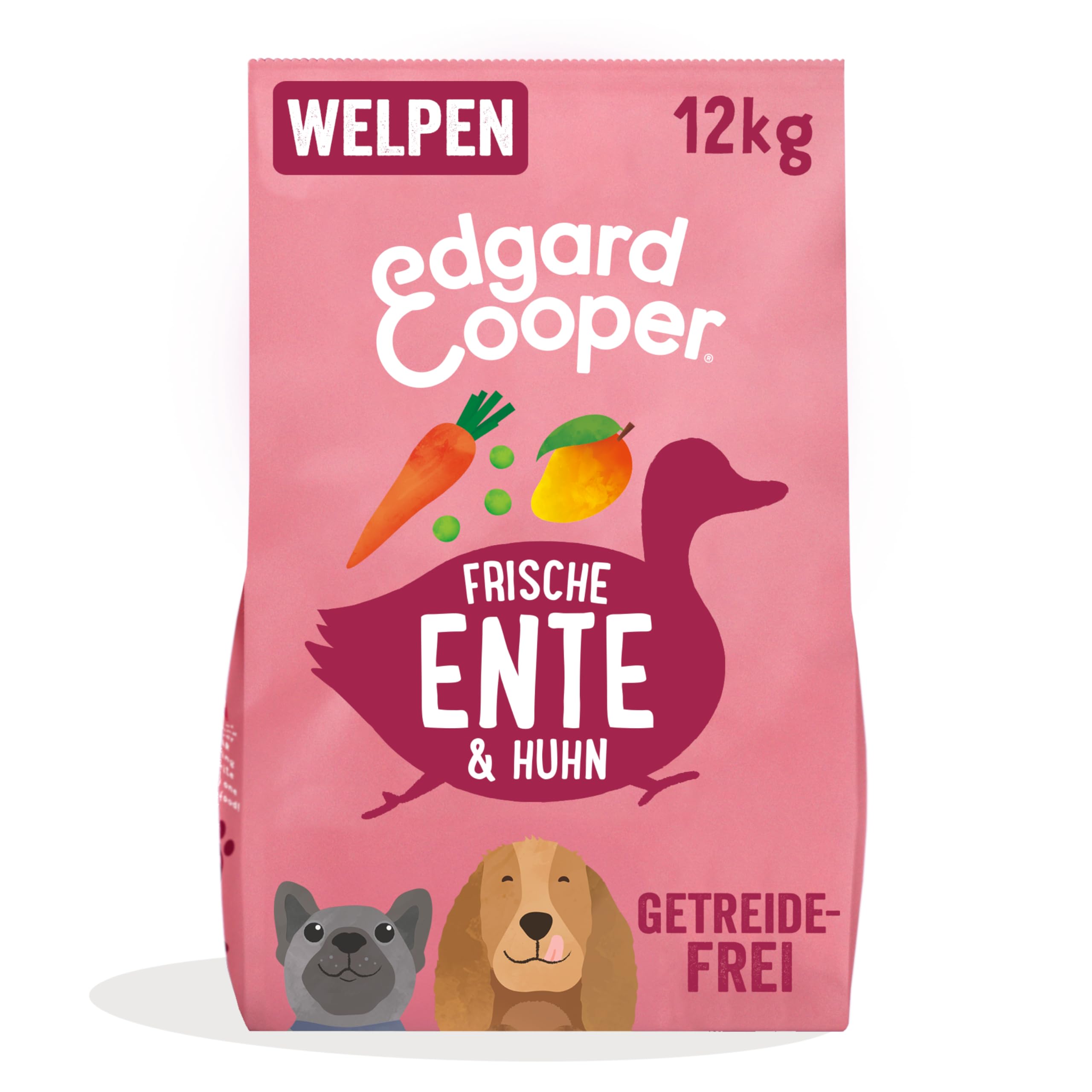 Edgard Cooper Paté Für Hunde (Ente & Huhn) – 300 G, Getreidefrei, Natürliche Ernährung