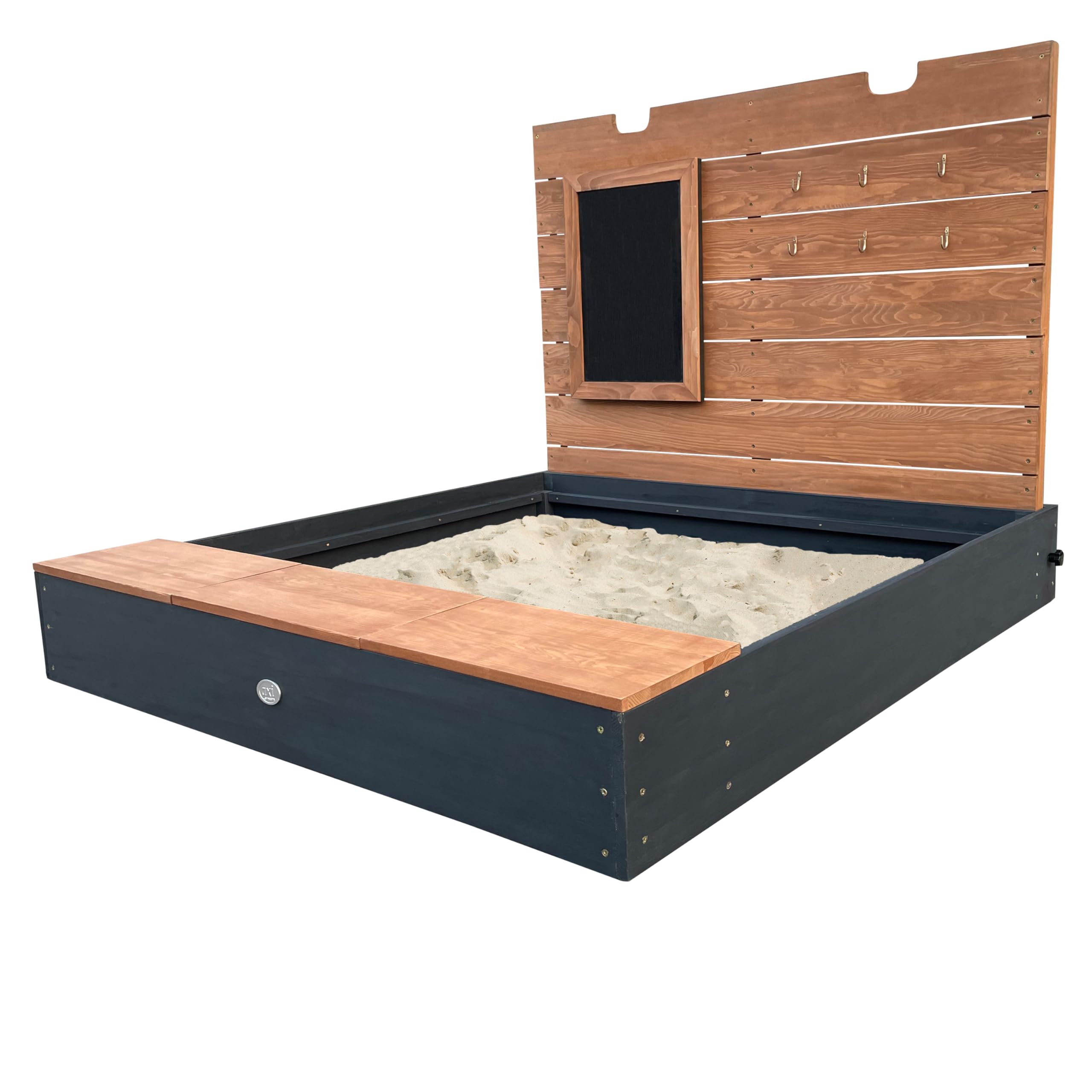 axi mandy xl bac à sable bois avec banc