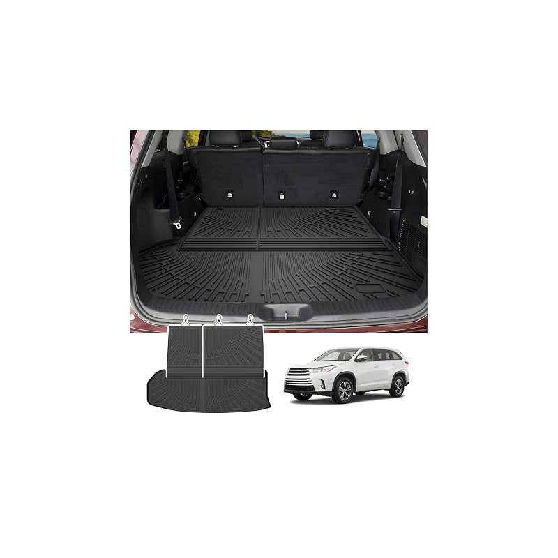Forro de Porta-Malas em TPE CARTIST para Toyota Highlander 2014–2019, Preto