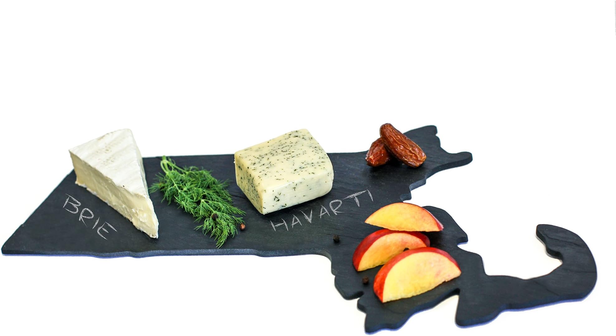 Slate Cheese Board - MASSACHUSETTS