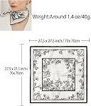 Dailyacc Hair Bandanas Scarf For Women Lightweight Fashion Neck Silk Satin Head Scarves For Sleeping Handbags Scarf