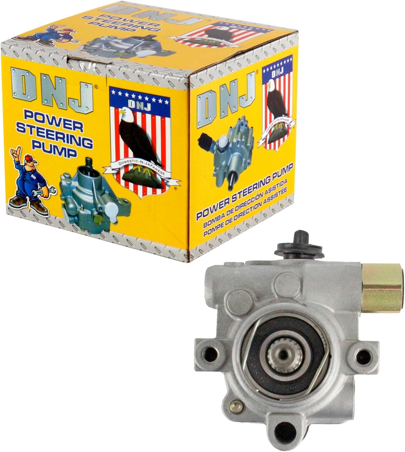 DNJ PSP1292 New Power Steering Pump for 2003-2006 Nissan Sentra 1.8L L4 16V DOHC 1769cc