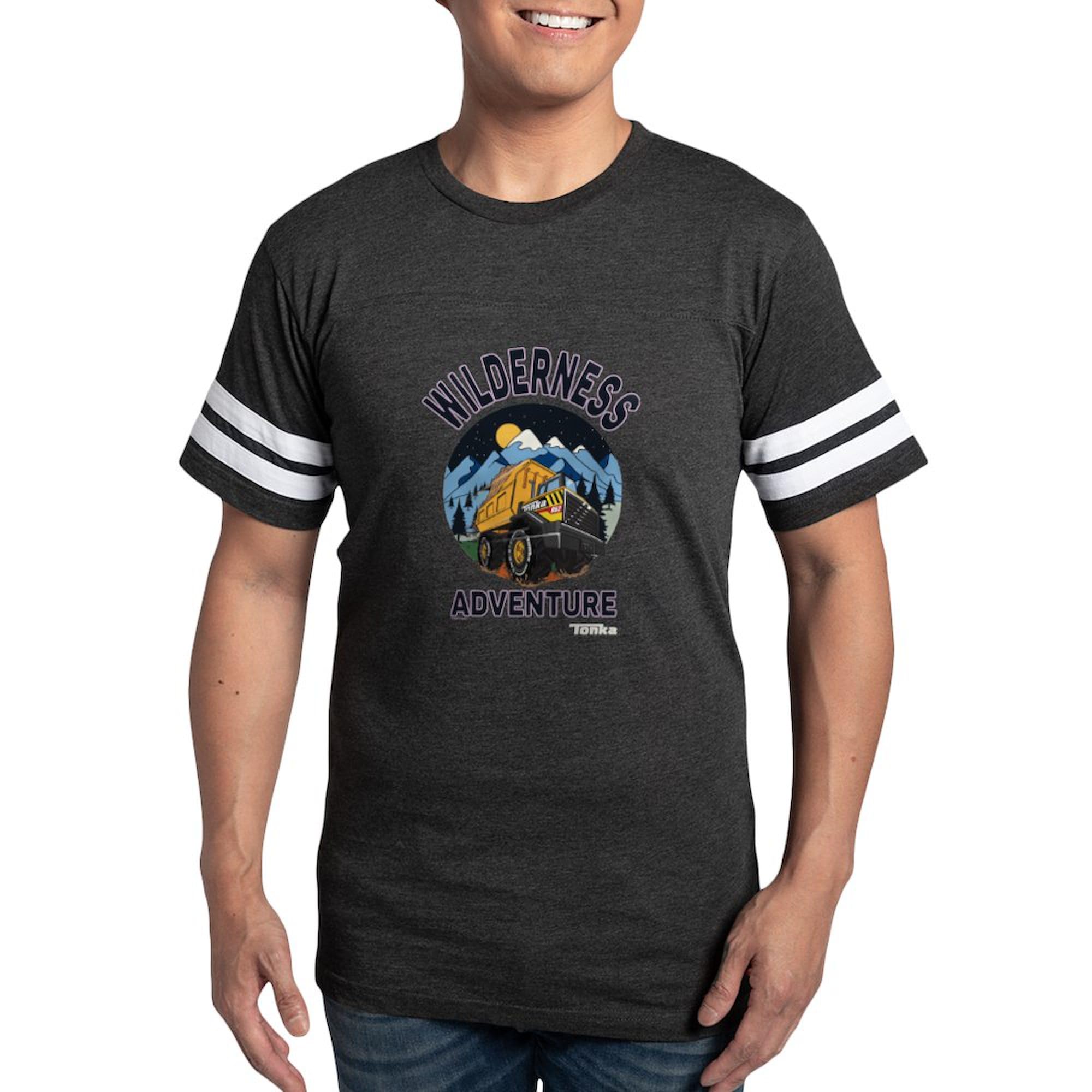 CafePress Tonka Wilderness Adventure Men's Football T Shirt Men's Football T-Shirt Smoke Gray