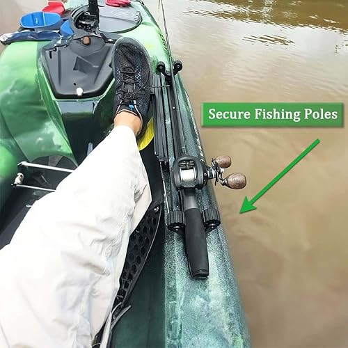 Miniatura 4 de Soporte de red para remo de kayak y pesca, accesorios de montaje en riel para canoa, tabla de remo