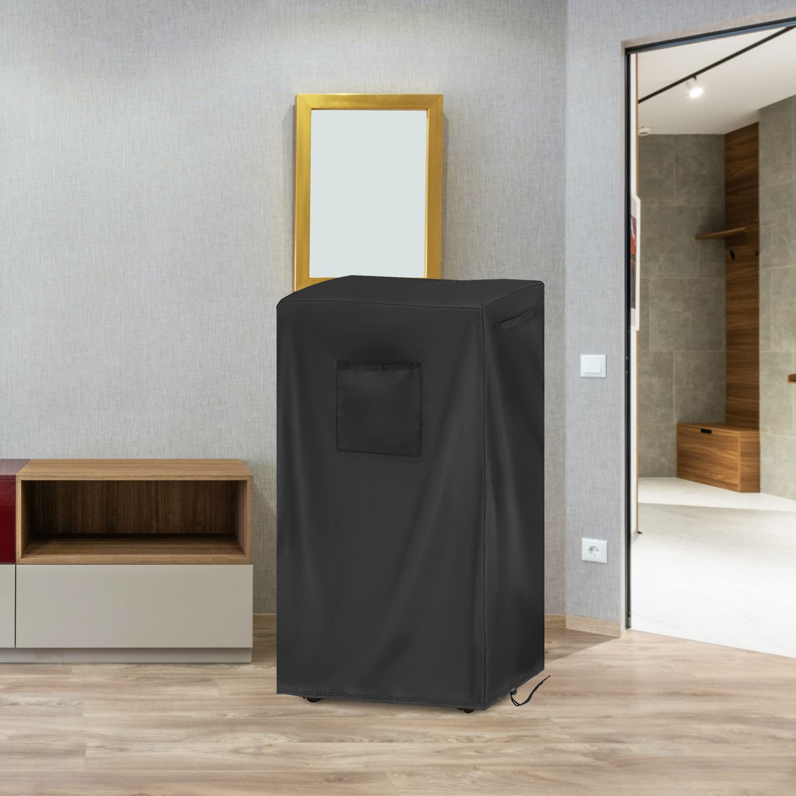 Copertura portatile del condizionatore d'aria per il nero e il decker, impermeabile AC copre per la copertura antipolvere dell'interno 420D, 49x40x76 cm