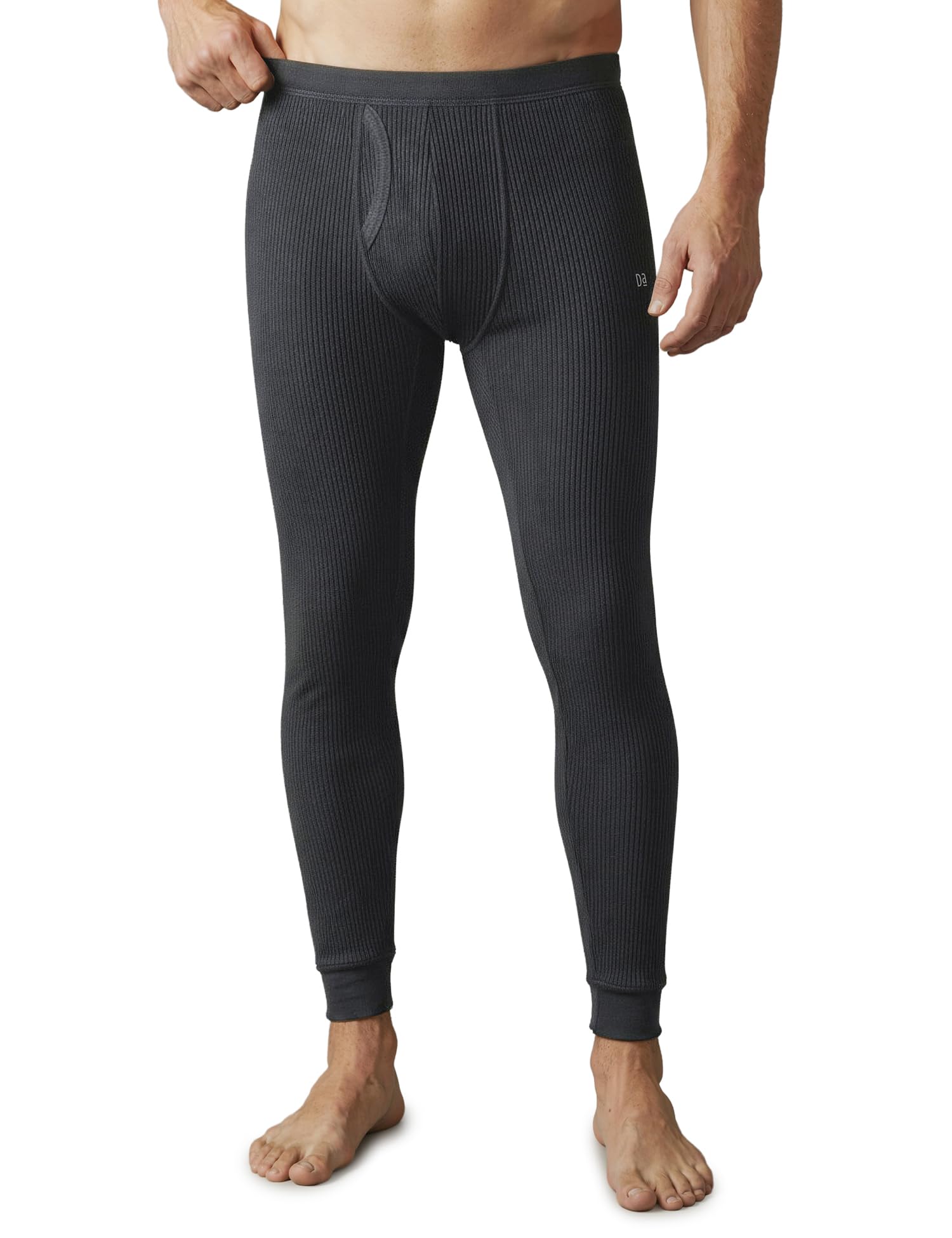 damensch HeatCode Warmer for Men; Cotton Blend Winter Inner; Fleece Lined Ribbed Thermal Wear for Men Bottom; Super Soft Body Warmer Long Johns-picture-22
