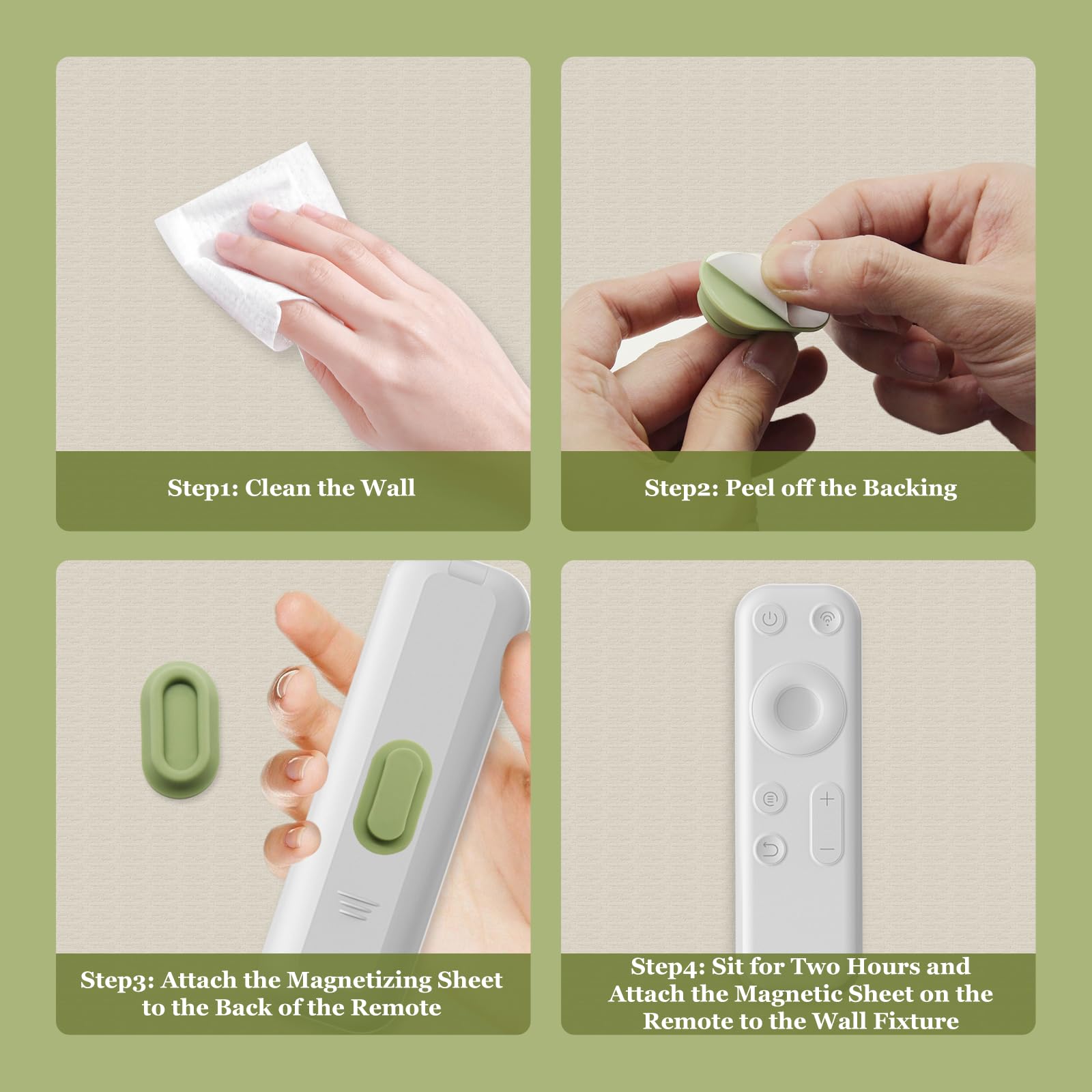 Supporti Magnetici Per Telecomando - Set Da 5 Colori, Adesivo Forte, Per TV E Condizionatori - Foto 12