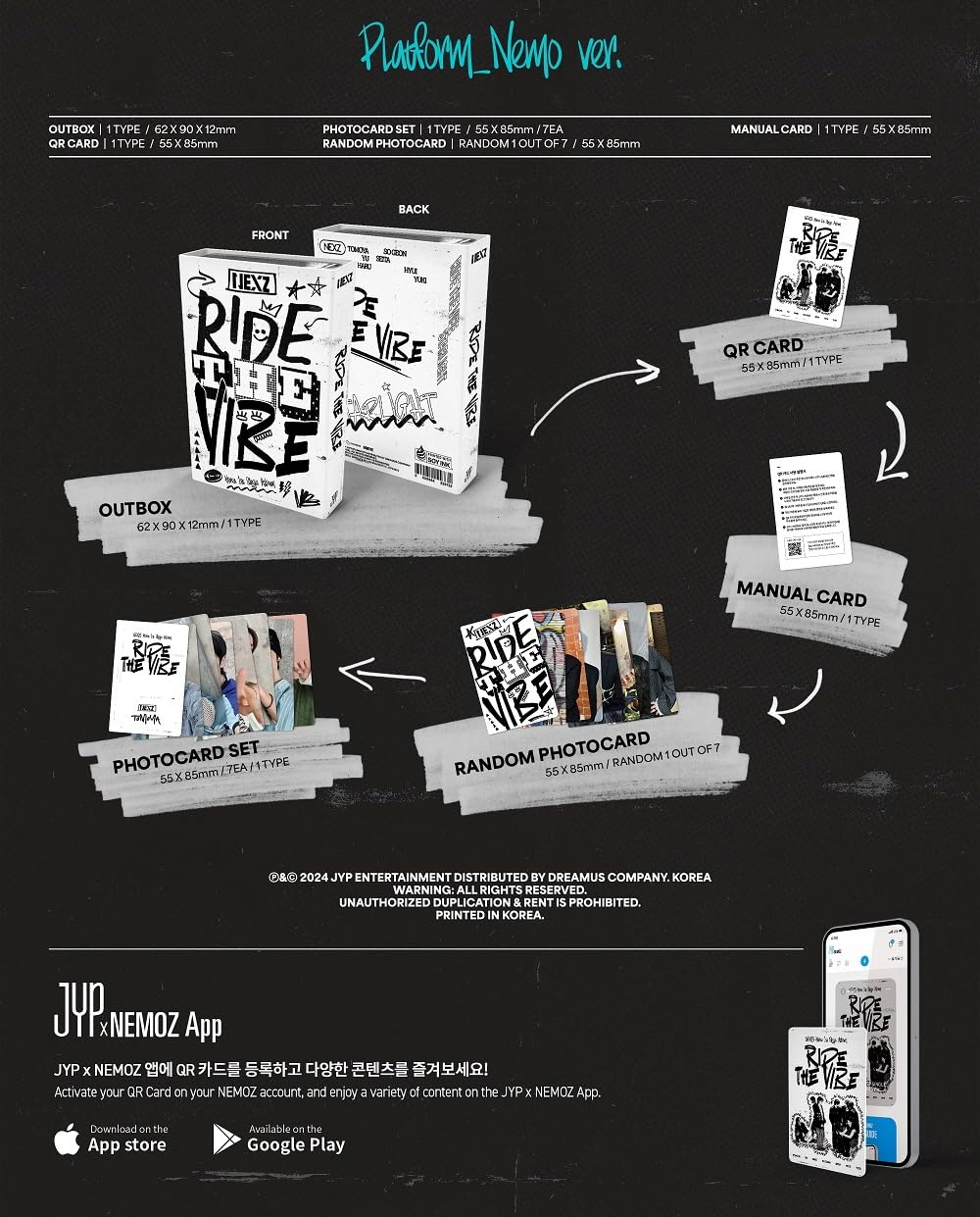 Amazon.co.jp: ネクスジ NEXZ - 1st Single Album Ride the Vibe