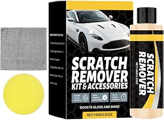 Car Paint Scratch Remover,100g Professional Polish | Car Paint Scratch Repair Agent with Sponge and Towel | for Polishing Detailing Restoration Vehicle Body