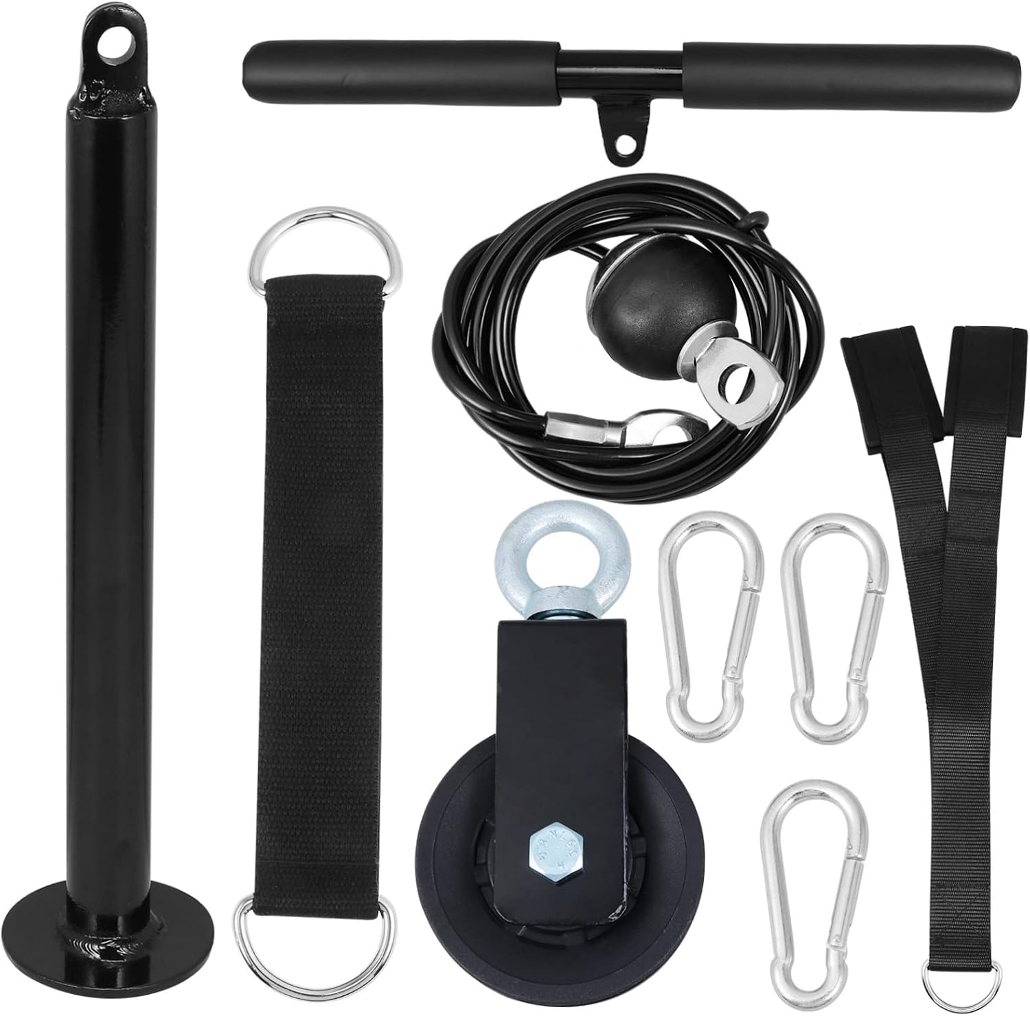 1set Professional Pulley System for Home Gym Forearm and Wrist Workout Kit Equipment for Muscle Building and Core Strengthening