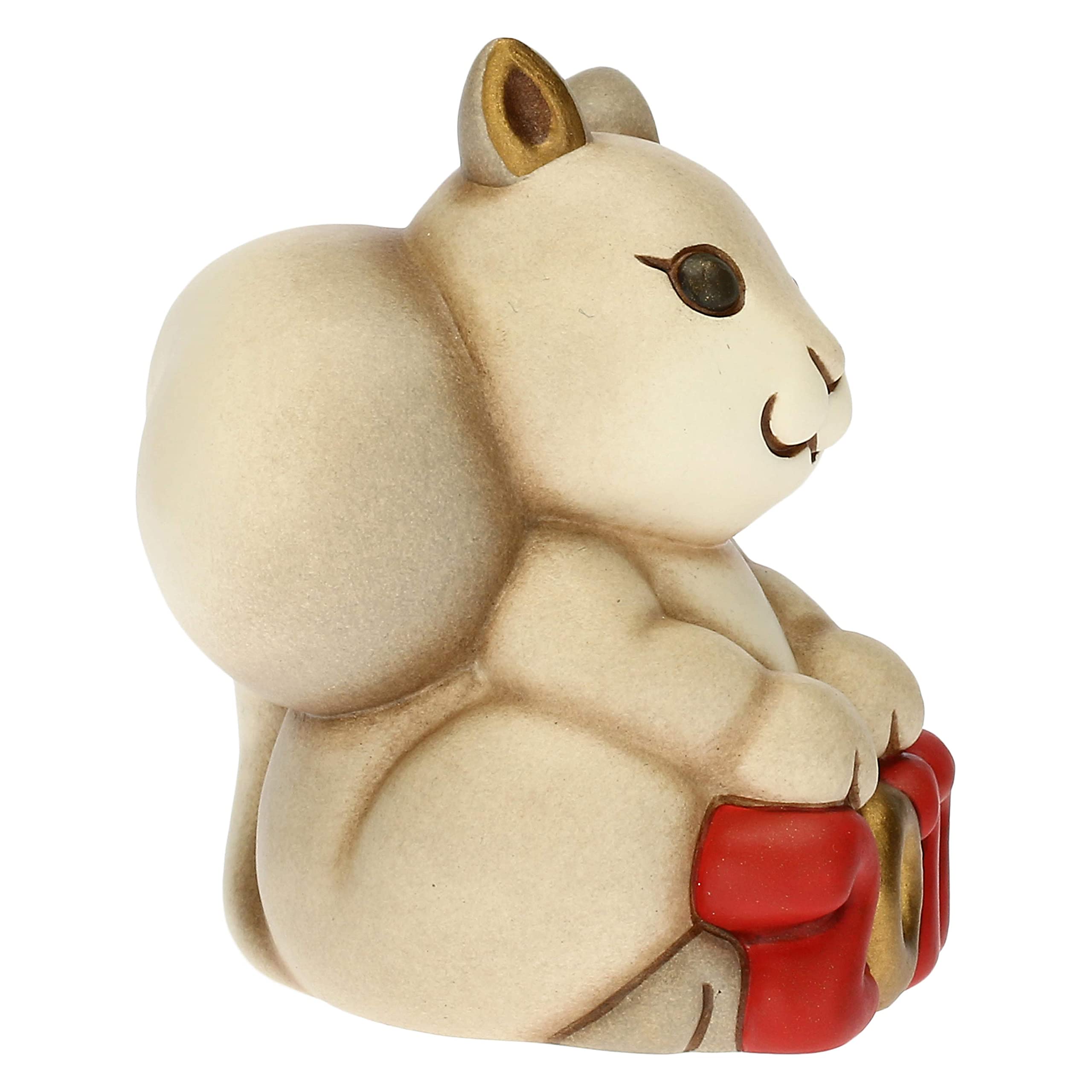 Addobbo Natale THUN - Scoiattolo Su Ramo, Ceramica - Per Albero, Decorazione Invernale - Foto 2