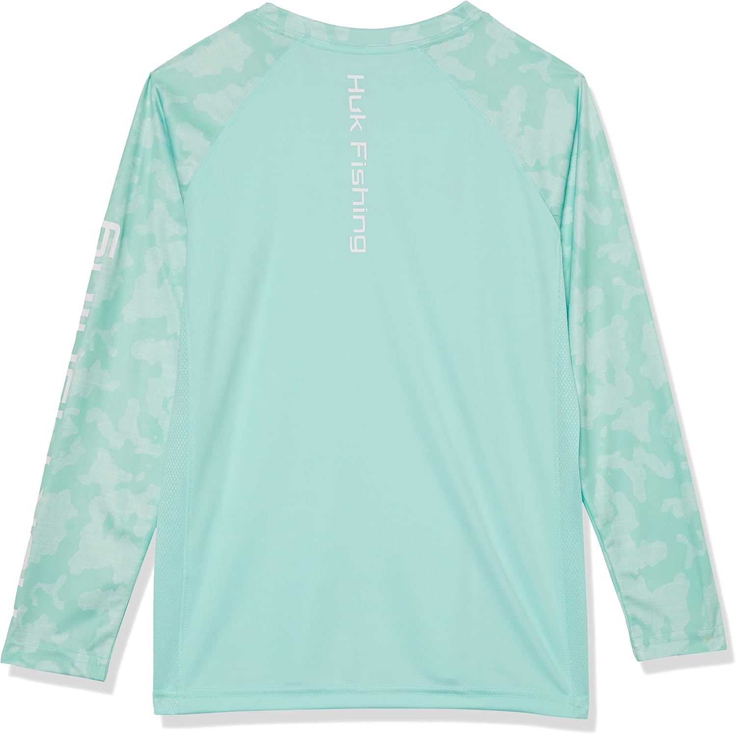 HUK Unisex-Child Double Header Long Sleeve Shirt|Kid's Shirt +Sun Protection