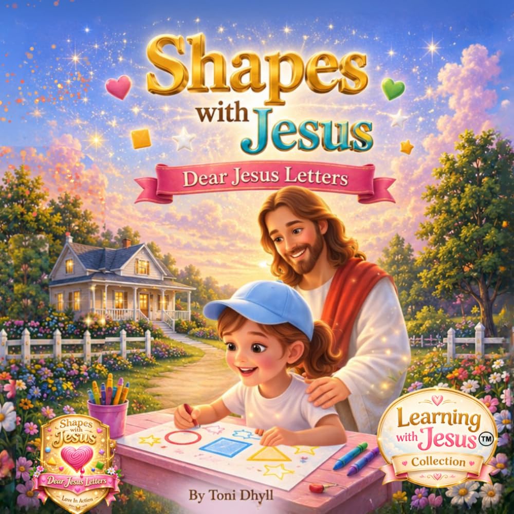 Shapes with Jesus: Dear Jesus Letters: A Christian Preschool Learning Book About Shapes, Love, and Writing Letters to Jesus (Learning with Jesus Collection)
