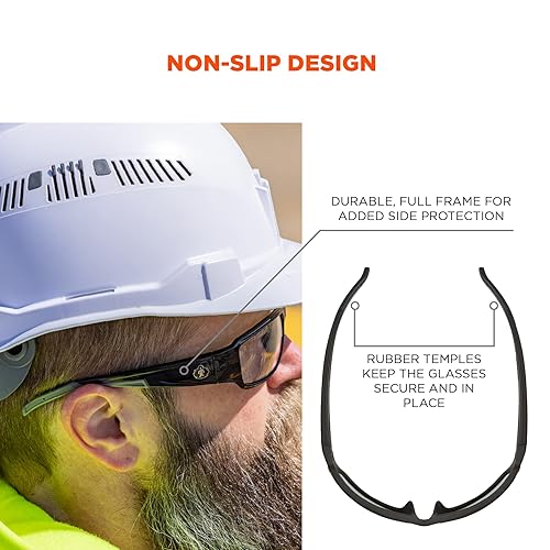 Miniatura 4 de Ergodyne Skullerz THOR - Gafas de seguridad antiarañazos, antivaho y ANSI z87.1