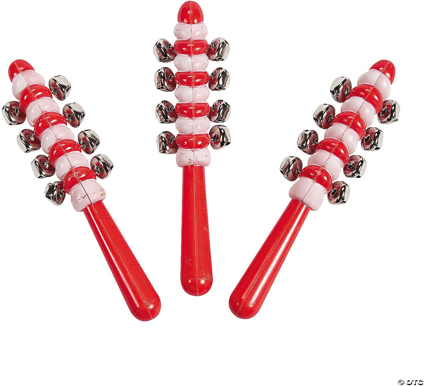 12 Pieces Twist Pop Jingle Bell Noisemakers- VBIZ
