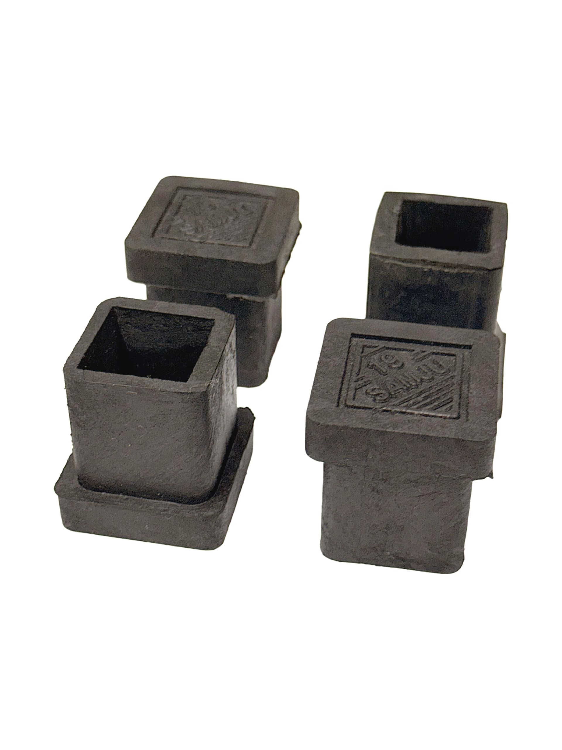 A1 Traders Rubber Bush Caps/Insert Pads for Square & Round Pipes – Anti-Vibration, Shock Absorbing, Floor & Edge Protection – Durable Rubber Tube Inserts (19mm*19mm) Pack of 4-image-15