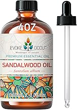 EVOKE OCCU Sandalwood Essential Oil 118ML, Pure Sandalwood Oil for Soap Making Candle Meditation Diffuser -4 FL Oz
