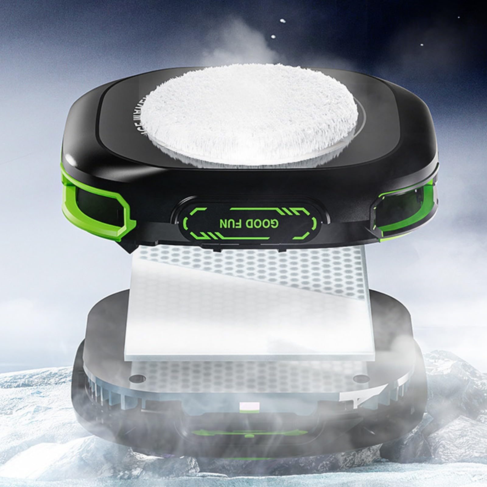 Dispositivi di raffreddamento del telefono cellulare, luce LED, ventola di raffreddamento del telefono, radiatore con area più ampia per giochi di gioco, ventilatore portatile ricaricabile