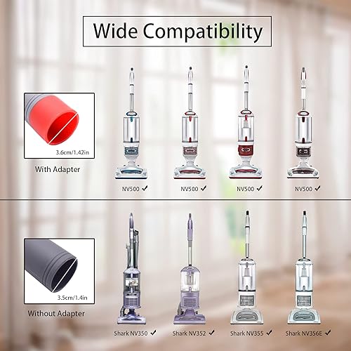 Miniatura 4 de Herramienta para grietas y escobilla de polvo compatible con Shark Navigator Lift-Away Aspiradora Modelos NV500, NV501, NV502, NV560, Comparar con