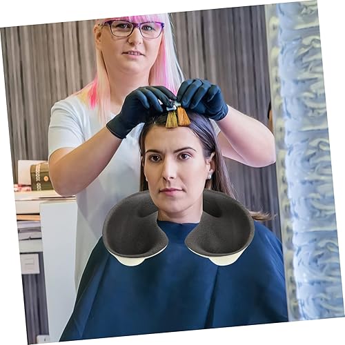 Miniatura 3 de Bandeja de cuello para el cabello - Uso en el salón y el hogar - Plástico negro - 11.8x11.8x2.0 in - 1 unidad