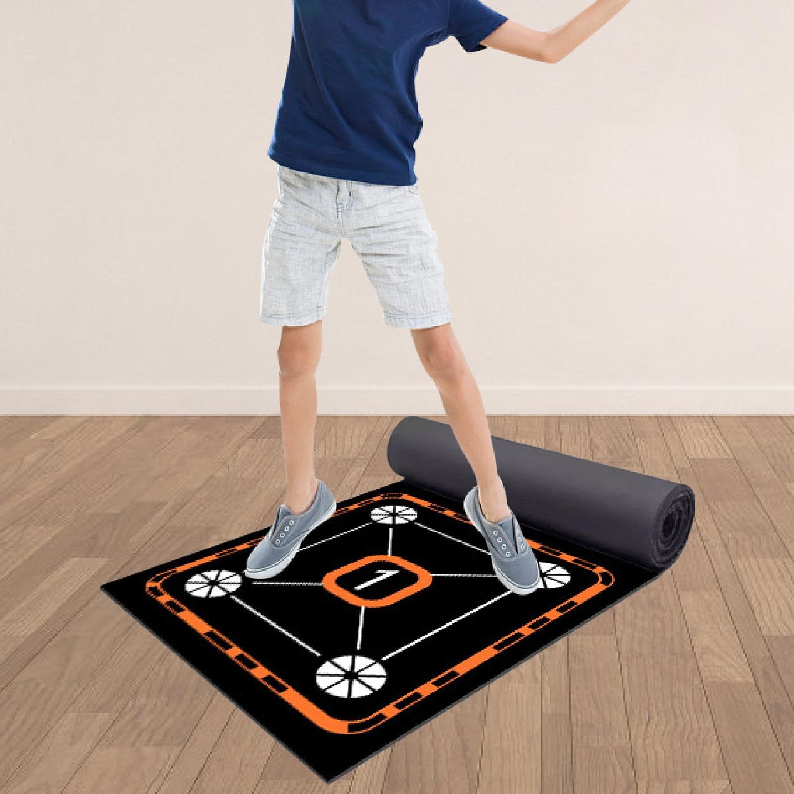 Alfombra para Ejercicios Escalera de Entrenamiento Velocidad Coordinación Deportiva Equipo de Trabajo de Pie Portátil Construcción