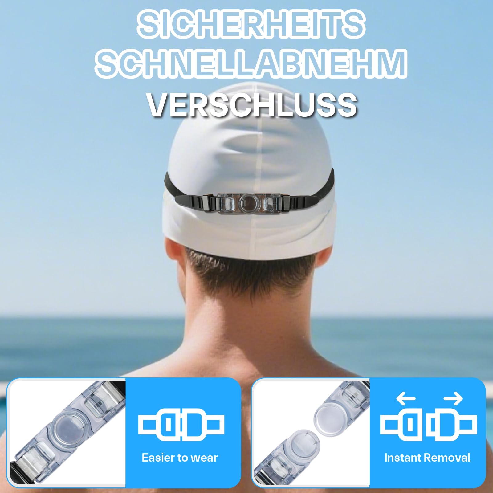 Schwimmbrille Unisex für Erwachsene, Profi Taucherbrillen | UV-Schutz, Antibeschlag, Anti-Leck, Klare Sicht, Schwimmbrille für Herren & Damen, Swimming Goggles mit weichen Nasenstegen