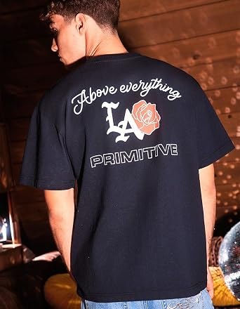 PRIMITIVE Champs Mens Boxy Heavyweight Tee