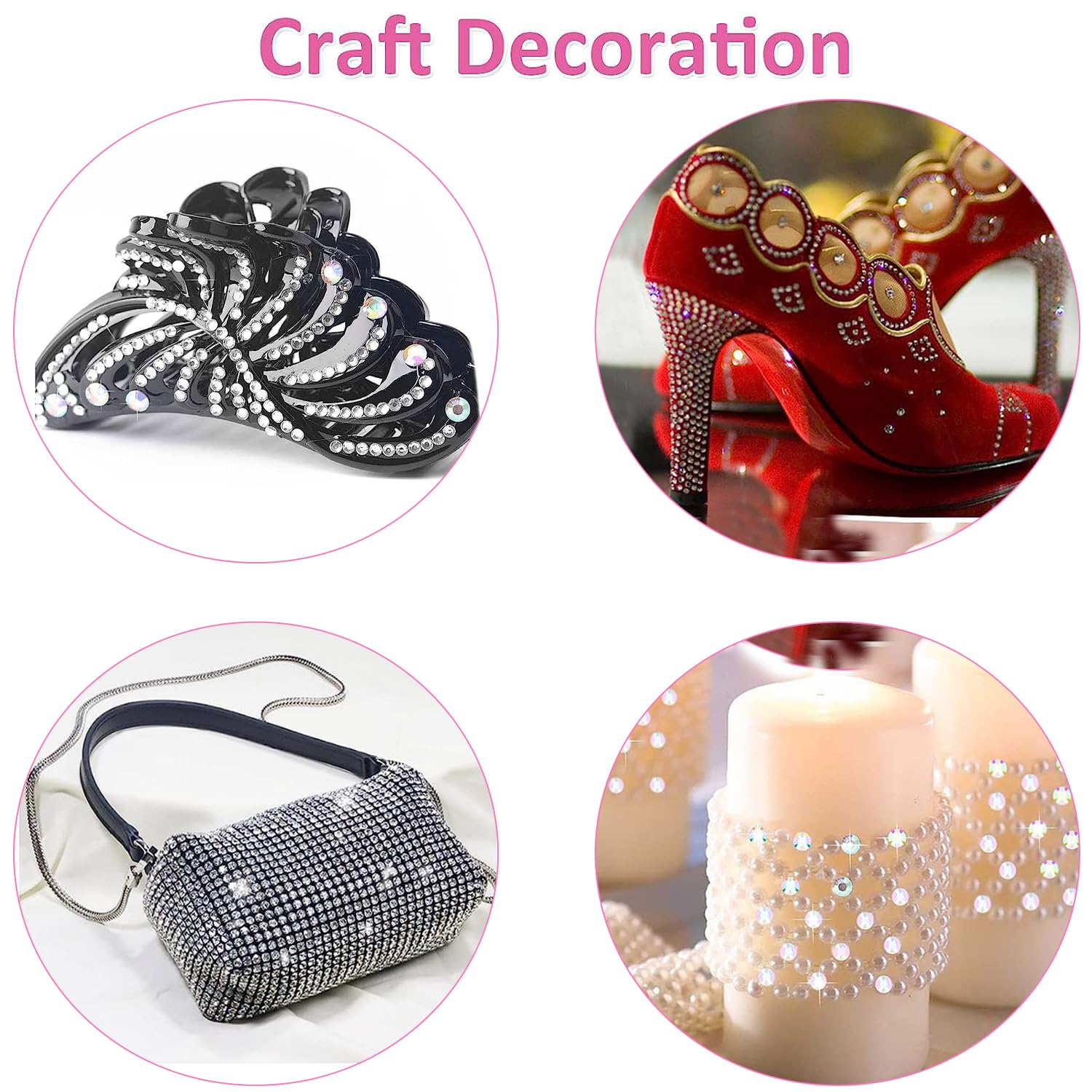 5000 Cristalli Decorativi Strass - 3/4/6/10 Mm, Trasparenti, Per Matrimoni E Feste - Foto 3