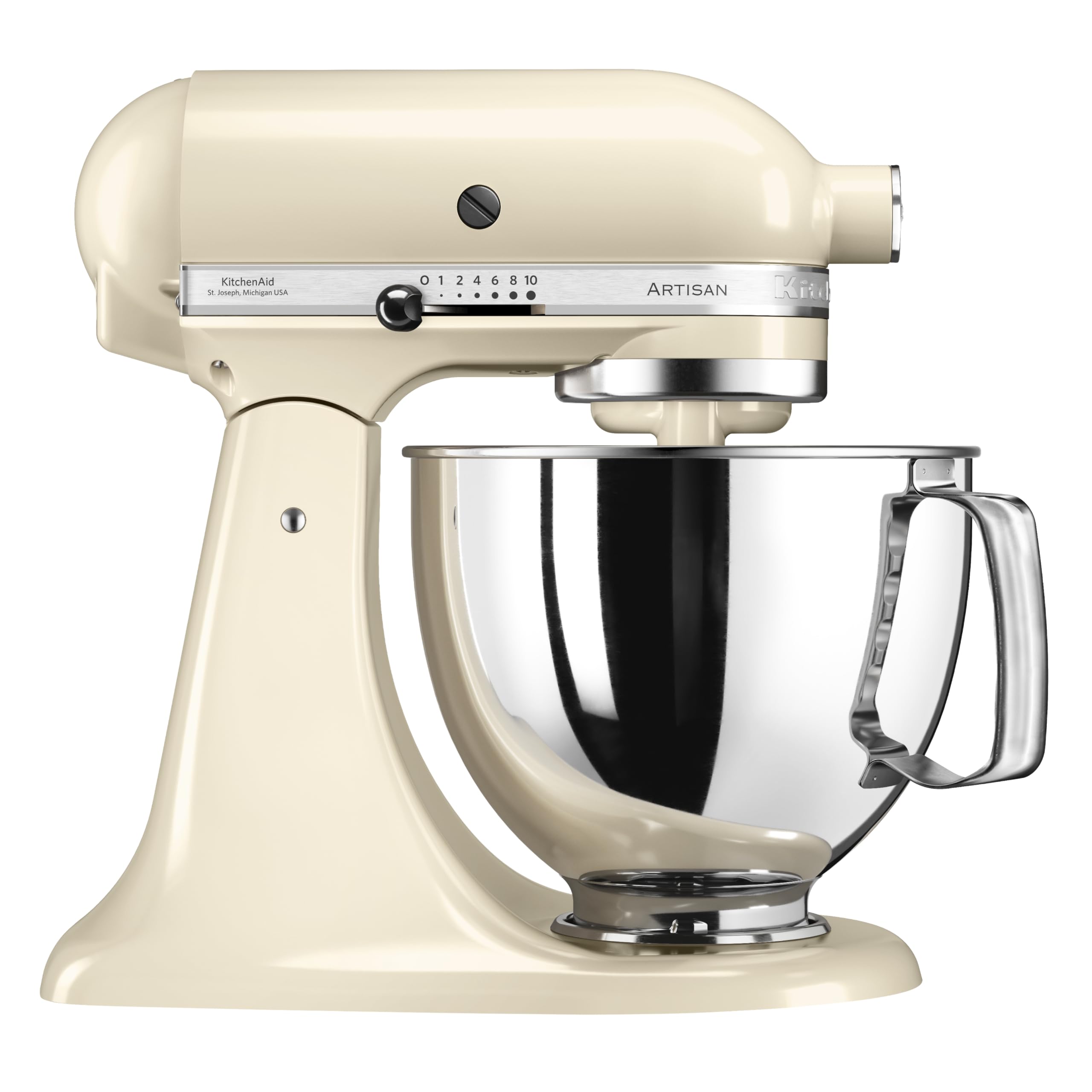 Kitchenaid Cream 4.8L Artisan 125 Tilt-Head Stand Mixer In