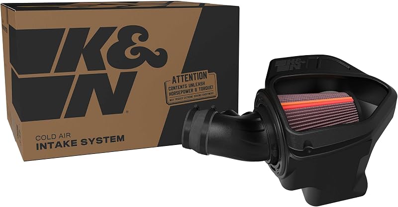 Sistema de admissão de ar frio K&N NextGen com filtro de algodão para Dodge Challenger, Charger e Chrysler 300 – 50-2545
